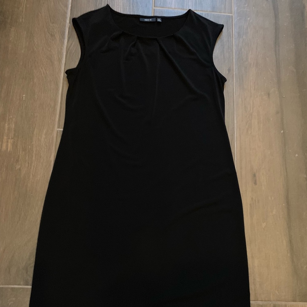 Black shift dress